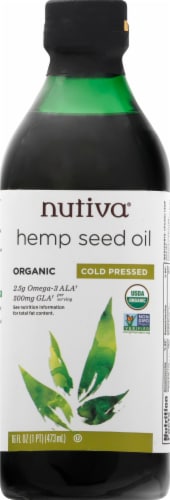 Foods Alive Organic Hemp Oil Artisan Cold-Pressed 8 fl oz