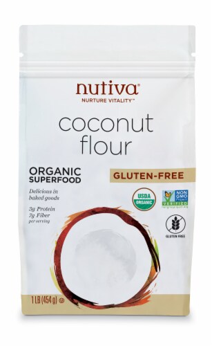 Nutiva Organic Coconut Flour Perspective: front