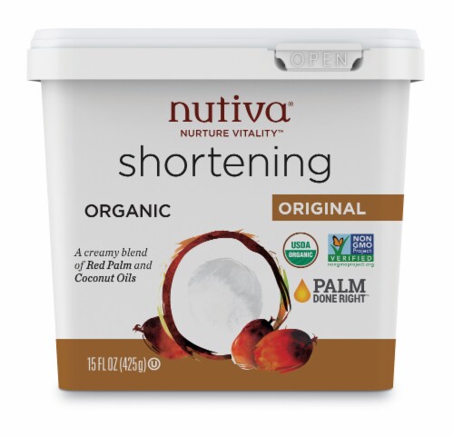 Nutiva Coconut Shortening Perspective: front