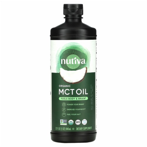 Nutiva® Unflavored Organic MCT Oil Perspective: front