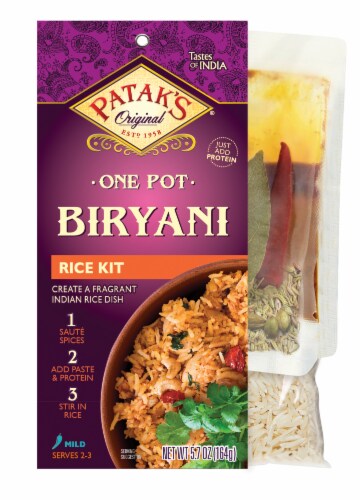 Patak's Original Biryani Rice Kit Perspective: front