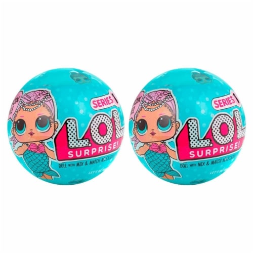 LOL Surprise Doll Series 1 Sidekick 2 Pack Mermaid L.O.L Figures MGA 1 unit Food 4 Less