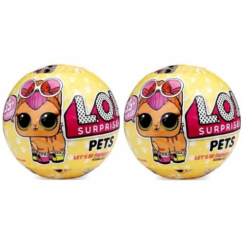 L.O.L. Surprise Eye Spy Pet Series 3 Wave 1 2pk Cat Yellow Ball LOL Doll MGA Entertainment 1 unit Harris Teeter