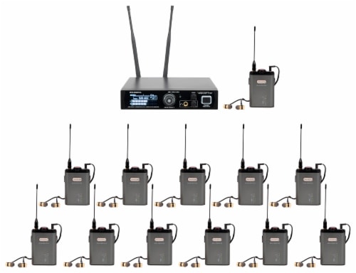 Professional Digital Stereo/True Dual Mono In-Ear Monitor With 12 Receivers Perspective: front