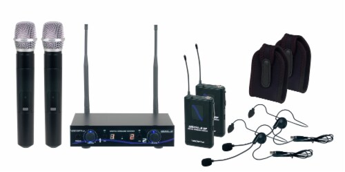 Dual Channel Digital Wireless Handheld/Headset/Instrument system Perspective: front