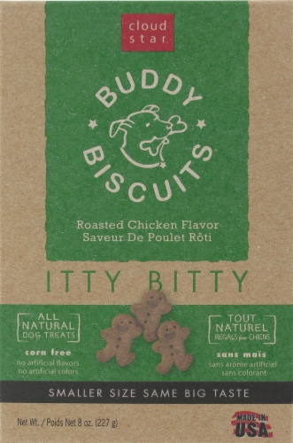 Buddy Biscuits Itty Bitty Roasted Chicken Dog Treats 8 oz Mariano s