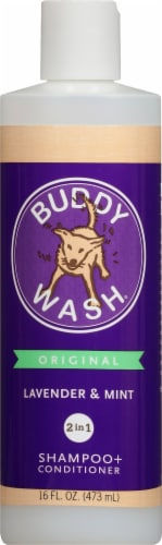 Cloud Star Buddy Wash Original Lavender & Mint Dog Shampoo + Conditioner Perspective: front
