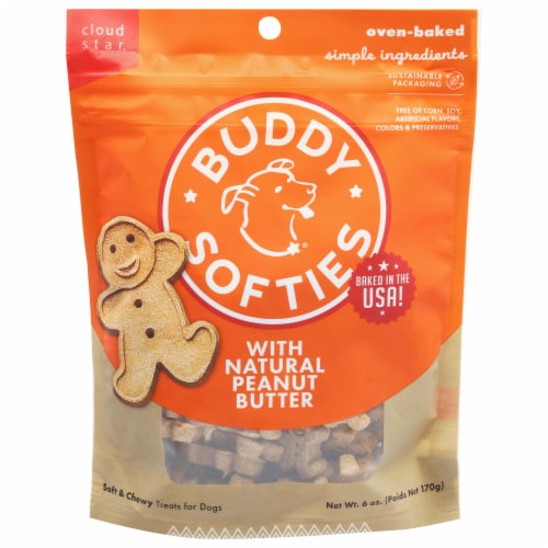 Buddy Biscuits Soft Peanut Butter Perspective: front