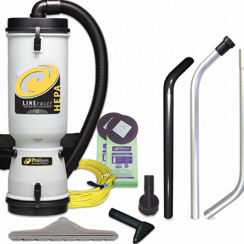 Proteam Backpack Vacuum,Reusable Bag,13 lb.  100277 Perspective: front