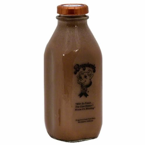 Broguiere's Dairy Chocolate Milk Perspective: front