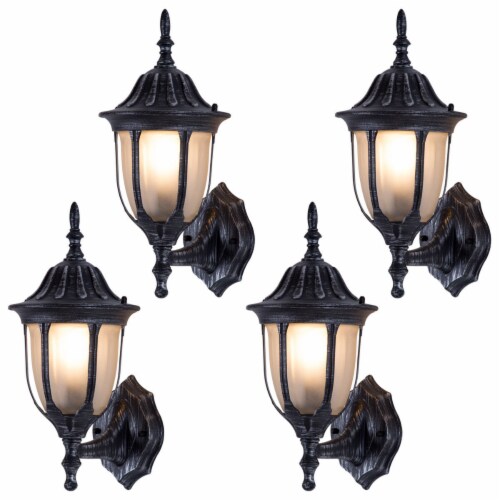 Costway outdoor garages front porch light shop exterior wall light