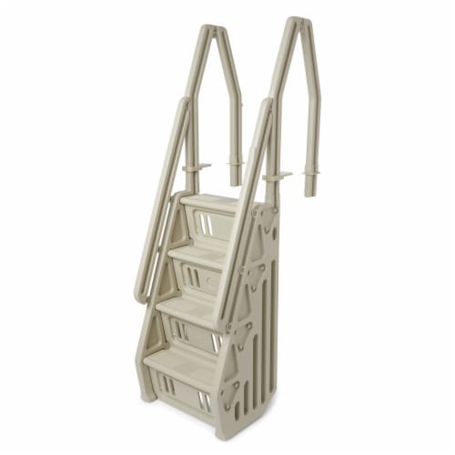 Vinyl Works Adjustable 24 Inch In Pool Step Ladder for Above