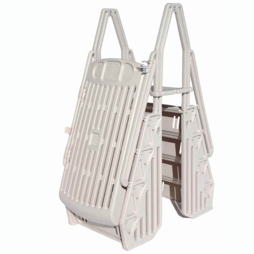 above ground pool ladders with gate