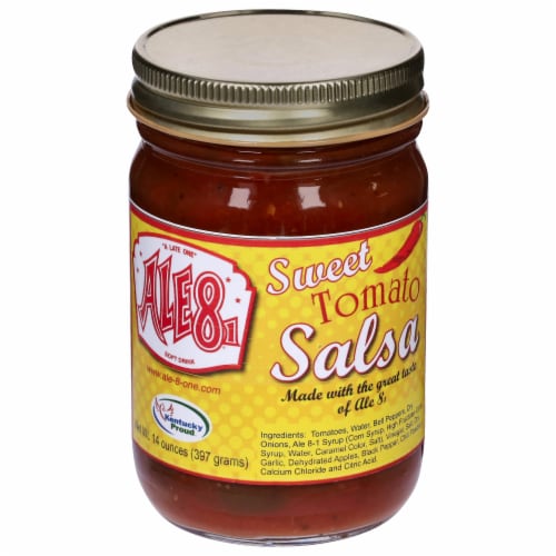 Ale-8-One Sweet Tomato Salsa Perspective: front