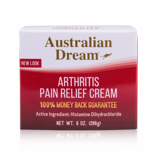 Australian Dream Arthritis Pain Relief Cream - For Muscle Aches or Joint Pain - 9 oz Jar Perspective: front