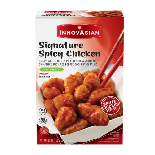 InnovAsian Signature Spicy Chicken Meal, Frozen Perspective: front