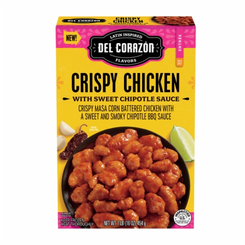 Del Corazón Crispy Chicken with Sweet Chipotle Sauce Meal, Frozen Perspective: front