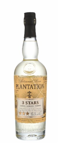 Plantation 3 Stars Artisanal Rum Perspective: front