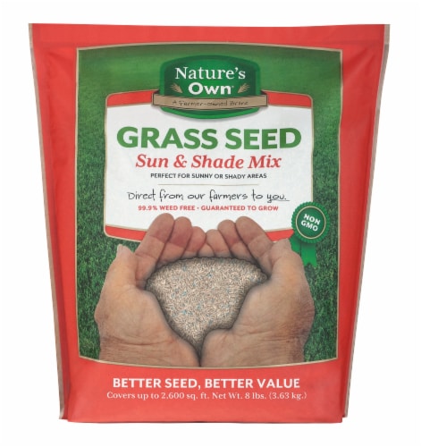 Nature's Own Sun & Shade Mix Grass Seed Perspective: front