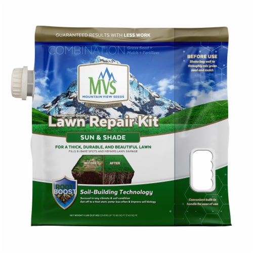 MVS® Lawn Repair Kit Sun & Shade- 5Lb Perspective: front