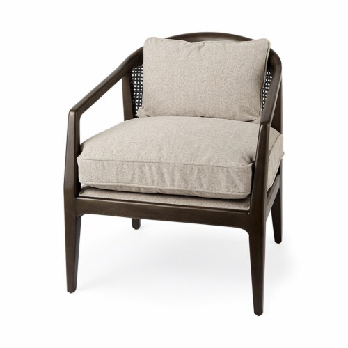 Cane back clearance accent chair
