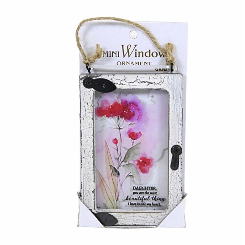 Holiday Ornament Window Message Ornament Mini Family Friend Professional Er75690 Daughter Perspective: front