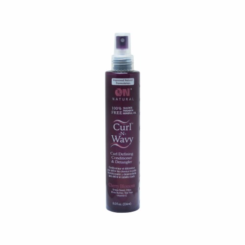 On Natural Curl Wavy Cherry Detangler Perspective: front