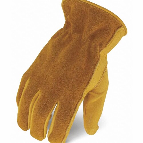 Ironclad Performance Wear Leather Palm Gloves,Tan,Size 2XL,PR  IEX-WHO-06-XXL Perspective: front