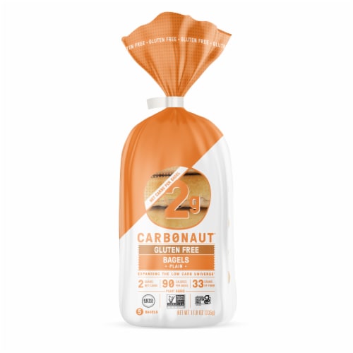 Carbonaut® Gluten Free Plain Bagels Perspective: front