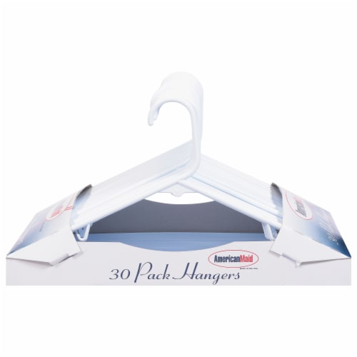 Everyday Living Plastic Tubular Hangers - White, 10 pk - Kroger