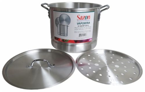 Sazon Stock Pot - Silver, 24 qt - Kroger