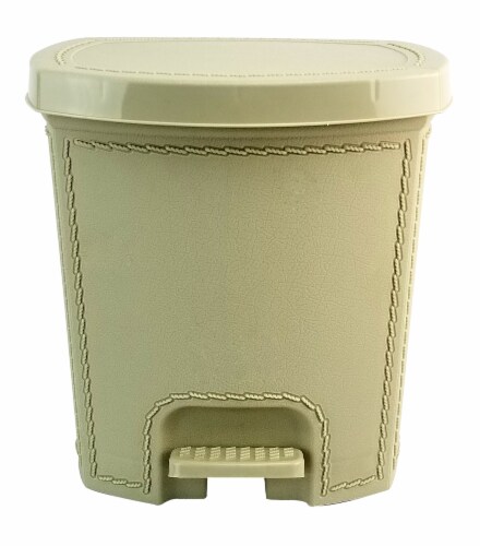 VM International Trash Bin - Cream Perspective: front