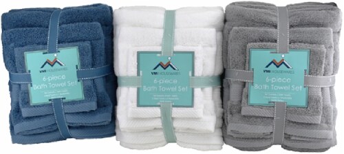 VMI Housewares 6-piece Bath Towel Set - Assorted Perspective: front