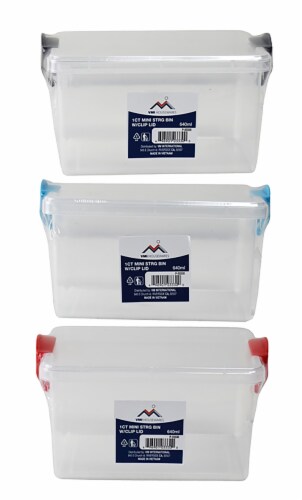 VM International Mini Storage Bin - Assorted Perspective: front