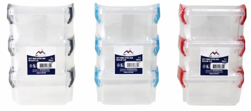 VM International Mini Storage Bin - 2 Piece - Assorted Perspective: front