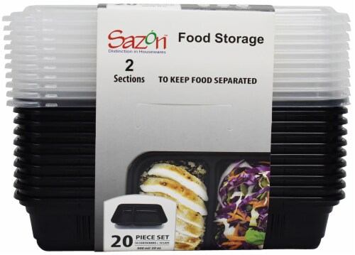 Sazon™ Food Storage Containers and Lids Perspective: front