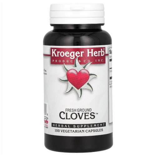 Kroeger Herb Fresh Ground Cloves Capsules Perspective: front