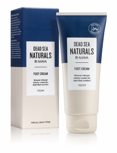 Ahava Dead Sea Naturals Vegan Foot Cream Perspective: front