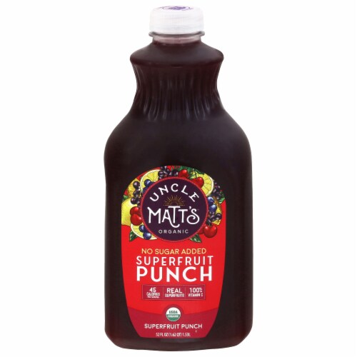 Uncle Matt's™ Organic No Sugar added Superfruit Punch Perspective: front