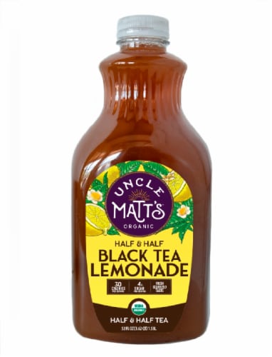 Uncle Matt's™ Organic Half & Half Black Tea Lemonade Perspective: front