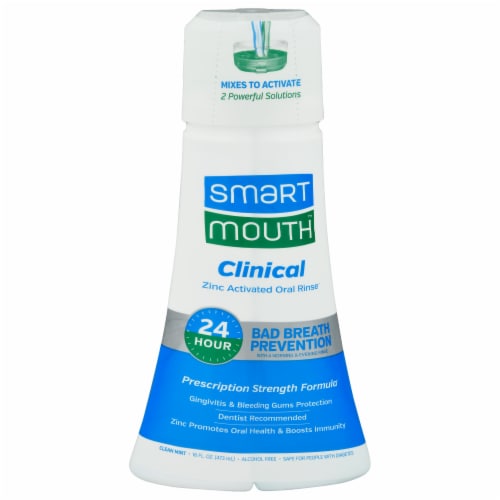 Smart Mouth™ Gum & Plaque Clean Mint Mouthwash Perspective: front