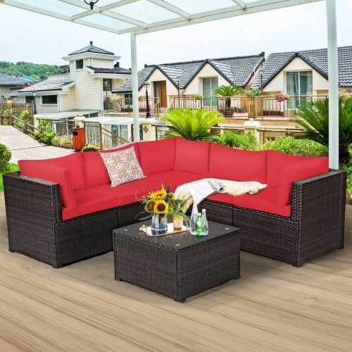 Costway patio sectional deals