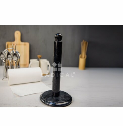 Black marble kitchen cheap roll holder
