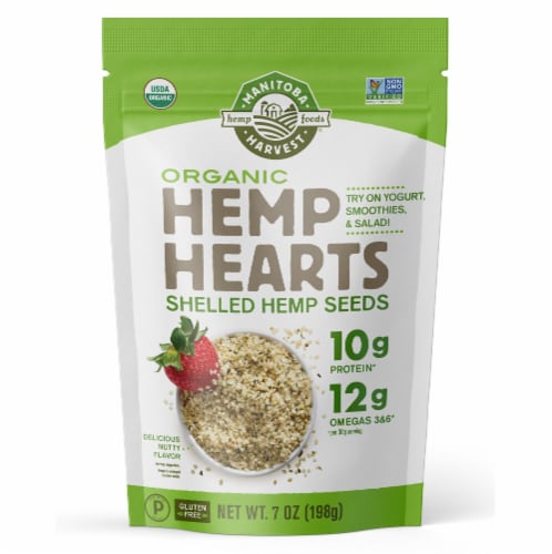 Manitoba Harvest Organic Hemp Hearts Perspective: front