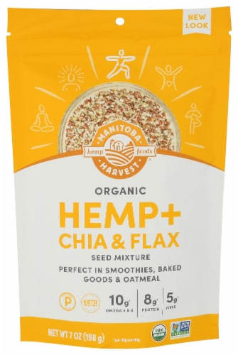 Manitoba Harvest® Organic Hemp Chia & Flax Seed Mixture Perspective: front