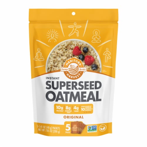 Manitoba Harvest Hemp Foods Original Instant Superseed Oatmeal Packets