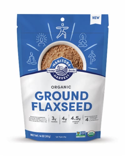 Manitoba Harvest® Organic Ground Flaxseed Perspective: front