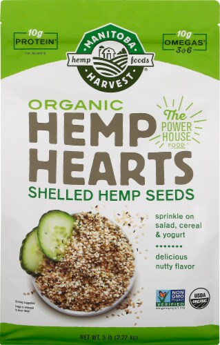 Manitoba Harvest Organic Hemp Hearts Perspective: front