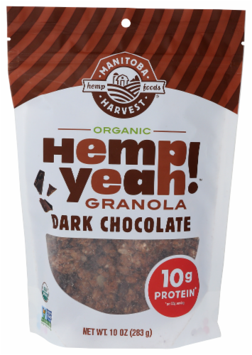 Manitoba Harvest Hemp Yeah! Dark Chocolate Granola Perspective: front