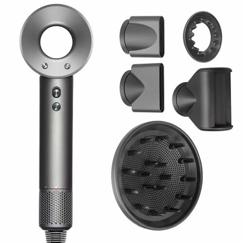 3 Speed Hair Dryer with 5 Attachments Silver Silver King Soopers